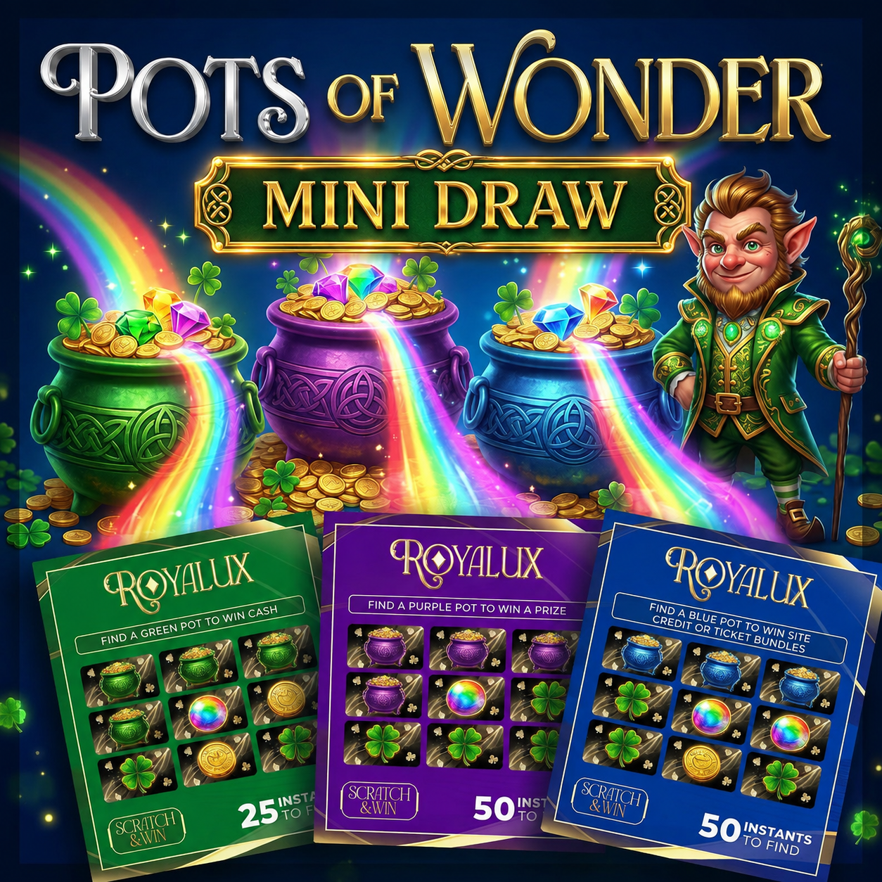Quick Pots Of Wonder Mini Draw | Win £200 Of Tickets +100x Instant Wins!