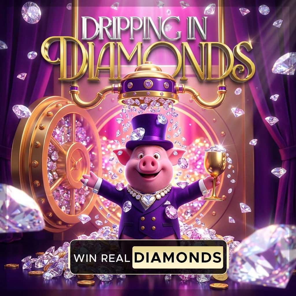 Dripping In Diamonds | Win REAL diamonds | £100 Jackpot!