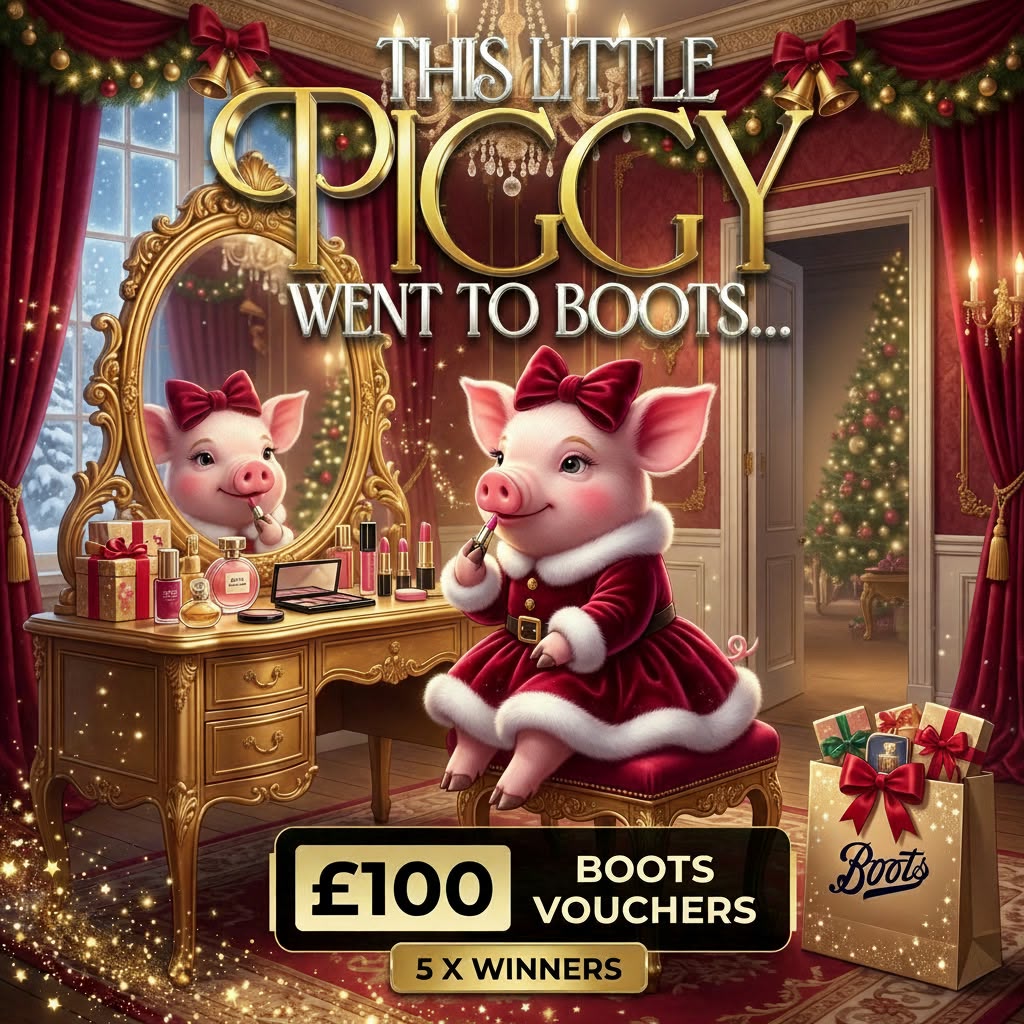 This little piggy went to Boots | 5x £100 Boots Voucher Winners!