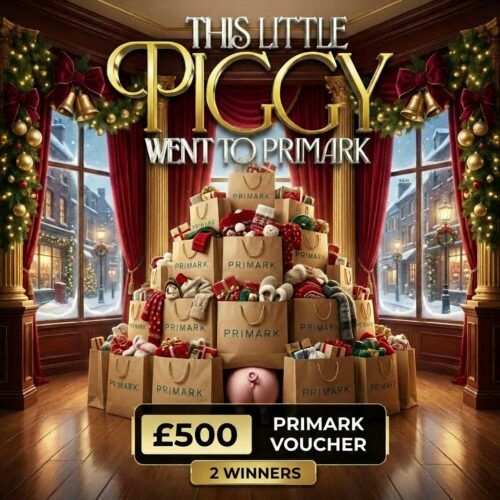 This little piggy went to Primark | 2x £500 Primark Voucher Winners!
